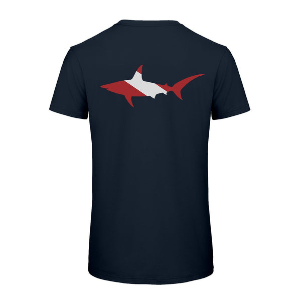 PADI Great Hammerhead Shark Tee 2XL / Navy